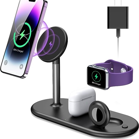 New 3-in-1 Wireless Charging Station for Apple Devices - Picture 1 of 5
